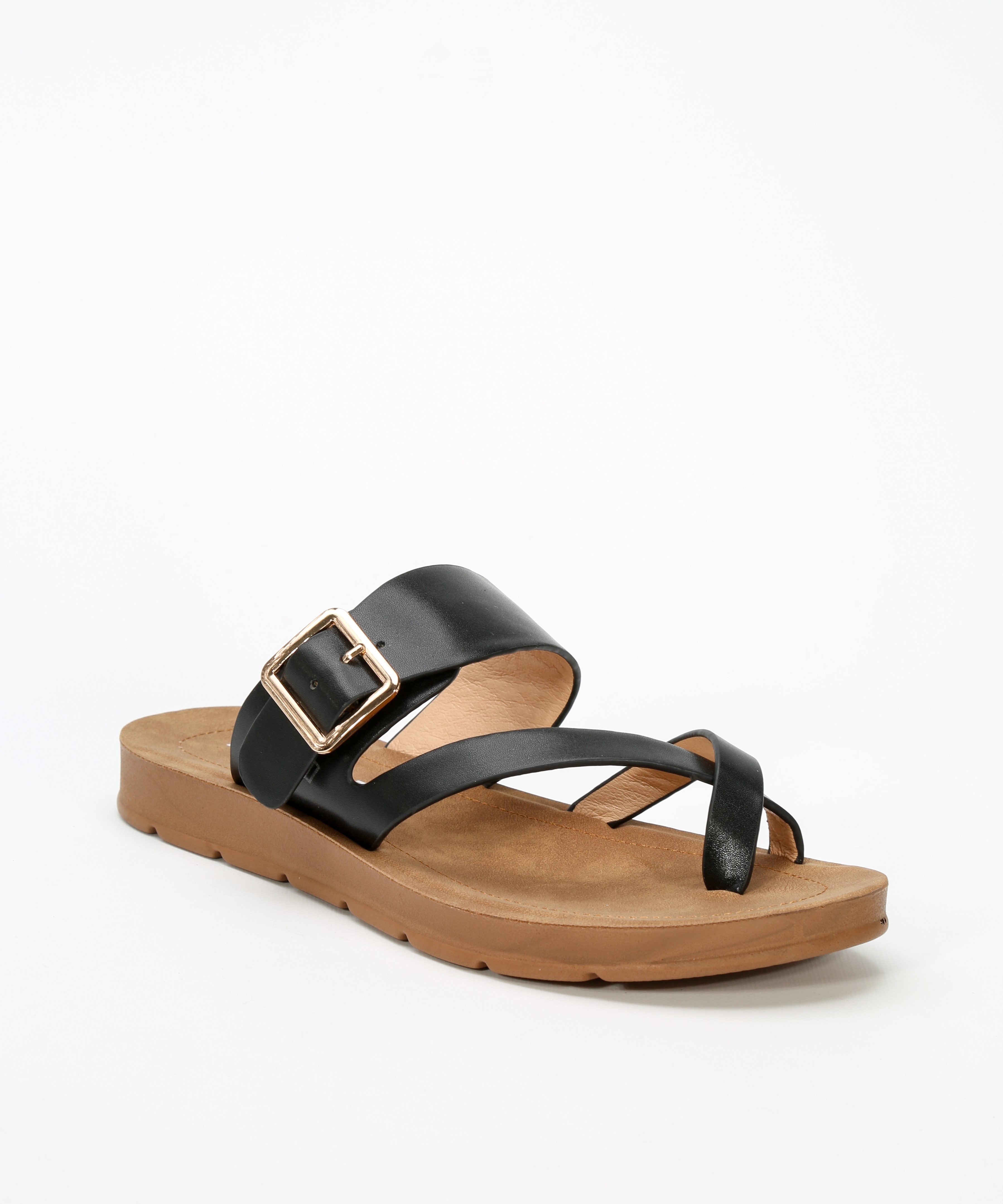 Sand&aacute;lia rasa com fivela image number null